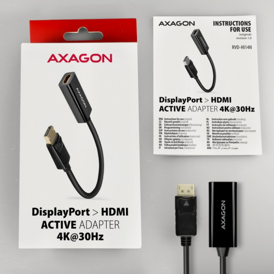 DisplayPort HDMI 1.4 adapter 4K/30Hz, RVD-HI14N 