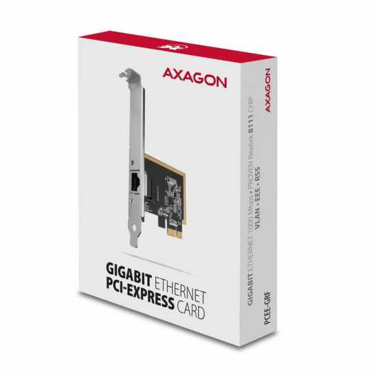 PCI-Express PCEE-GRF Gigabit Ethernet Realtek 8111F + LP