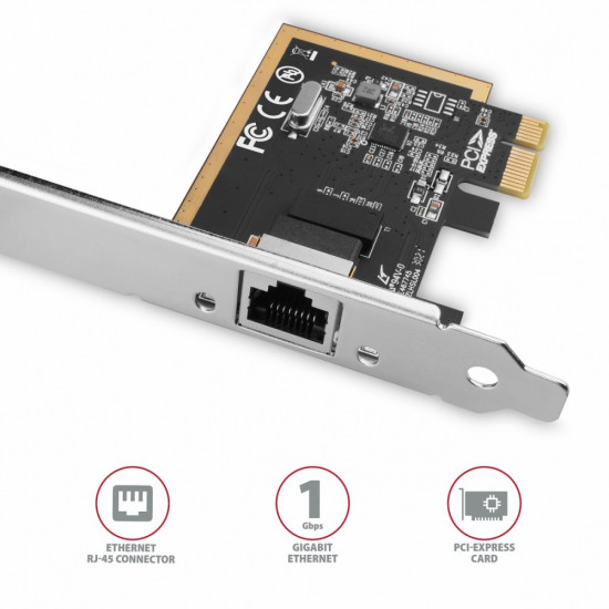 PCI-Express PCEE-GRF Gigabit Ethernet Realtek 8111F + LP