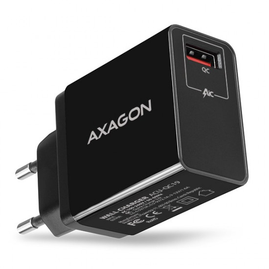 AXAGON ACU-QC19 wall charger 1x QC3.0/AFC/FCP/