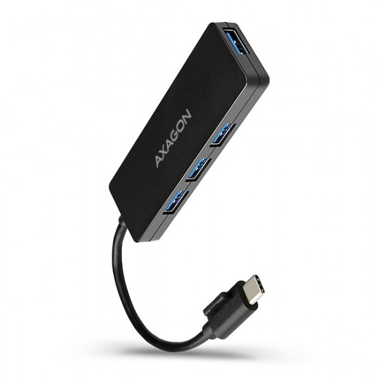 Hub HUE-G1C 4x USB3.2 Gen 1 SLIM, 14cm Type-C cable