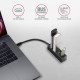 MINI hub HUE-M1C 4x USB3.2 Gen 1, metal, 20cm USB-C cable