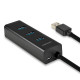 Charging Hub HUE-S2B 4x USB 3.2 Gen 1, MicroUSB Charging Connector