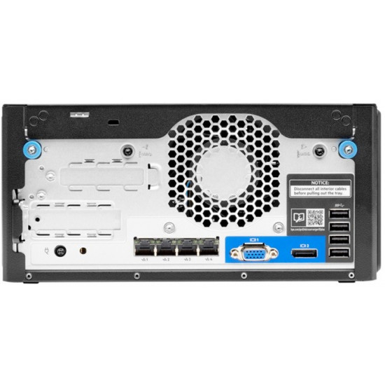 Server ProLiant MicroServer Gen10 Plus v2 E-2314 4-core 16GB-U VROC 4LFF-NHP 180W External PS 