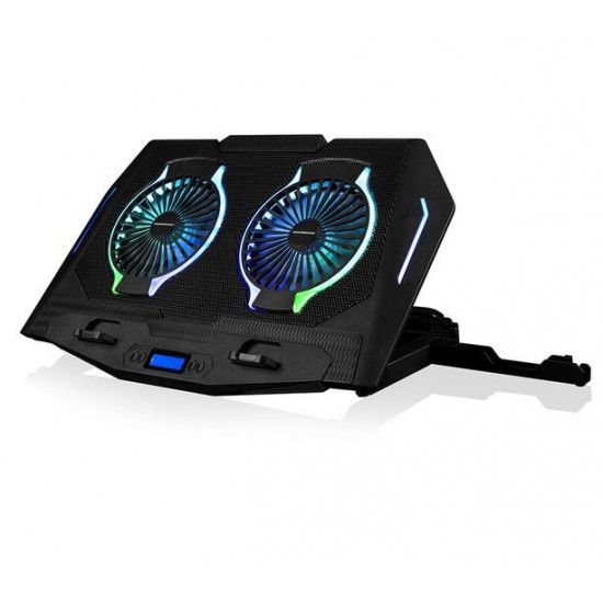 Laptop Cooling Stand CF21 RGB SILENT FAN Black