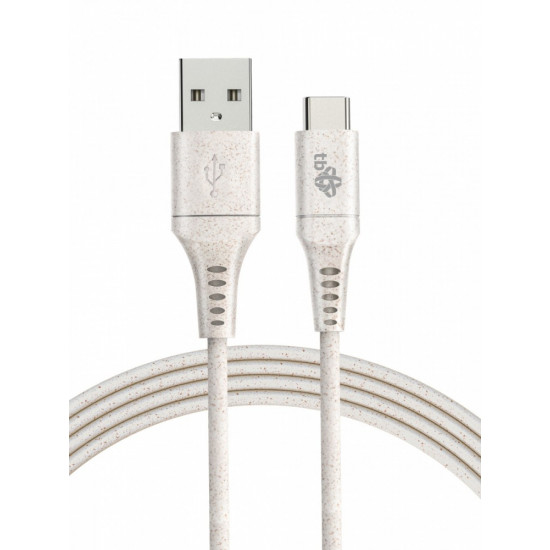 Cable USB-USB C 1m eco material 2.0 3A