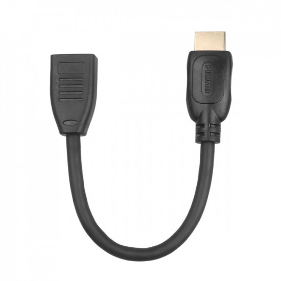 Cable HDMI F-M 15 cm v2.0 extension cord