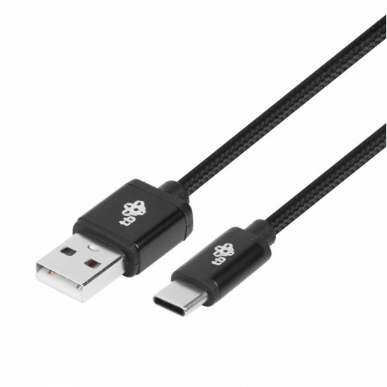 Cable USB - USB C 1.5 m black tape premium