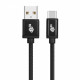 Cable USB - USB C 1.5 m black tape premium