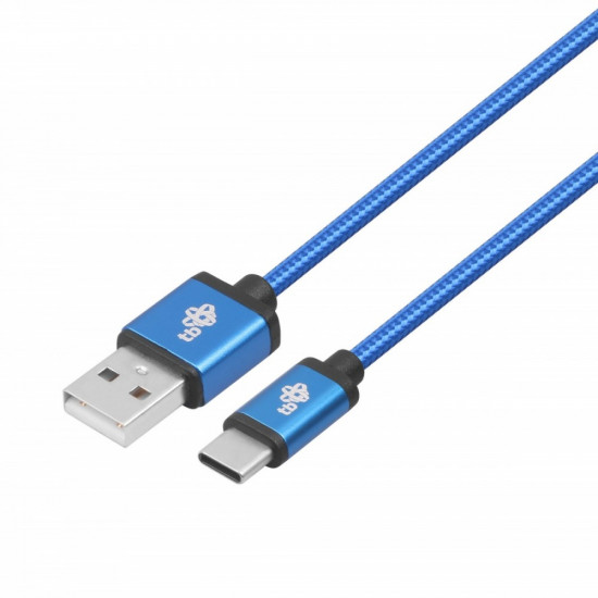 USB - USB C cable 1.5 m blue tape premium