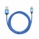 USB - USB C cable 1.5 m blue tape premium