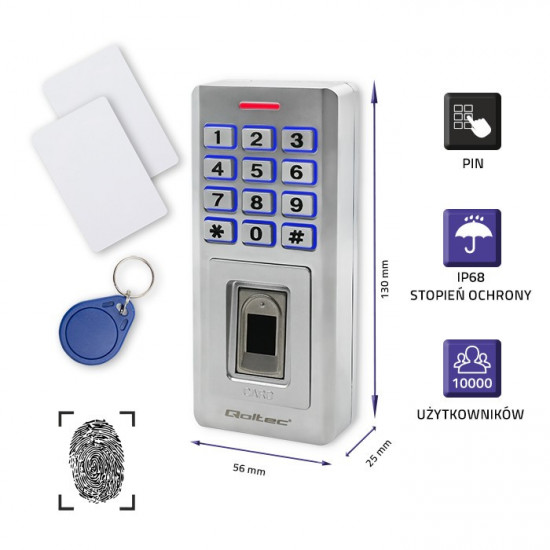 Code lock OBERON with fingerprint reader