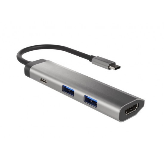 Multi Port Fowler Slim USB-C PD, 2x USB 3.0