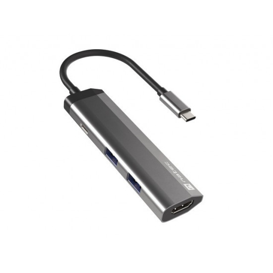 Multi Port Fowler Slim USB-C PD, 2x USB 3.0