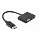 Adapter DisplayPort to HDMI + VGA