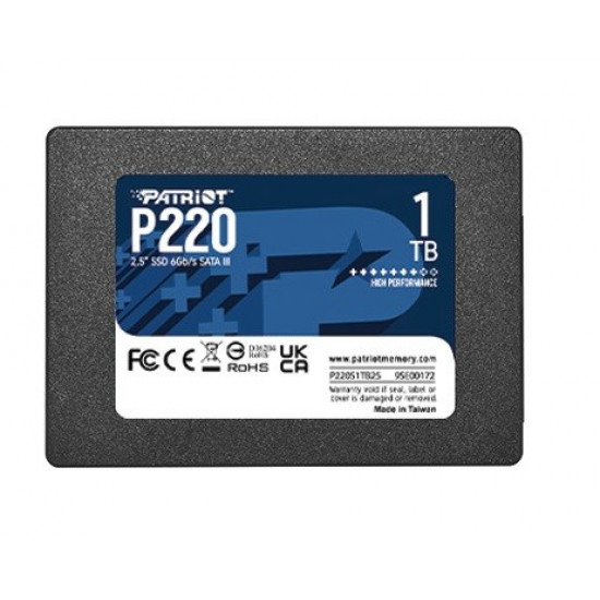 SSD 1TB P220 550/500 MB/s SATA 3 2.5 inches