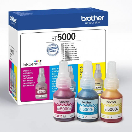 Ink Multipak BT5000CMY 3x5k for DCP-T2xx/3xx/4xx/5xx/7xx/T9x0