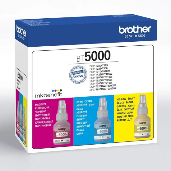 Ink Multipak BT5000CMY 3x5k for DCP-T2xx/3xx/4xx/5xx/7xx/T9x0