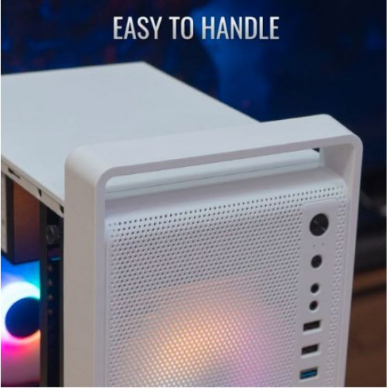 PC case CS-109 RGB USB 3.0 Mini Tower white