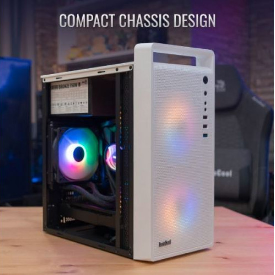 PC case CS-109 RGB USB 3.0 Mini Tower white