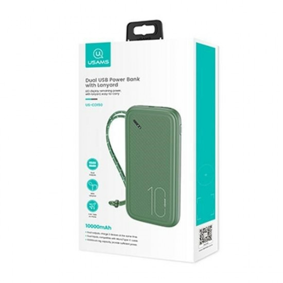 Powerbank PB56 10000mAh 2xUSB Green