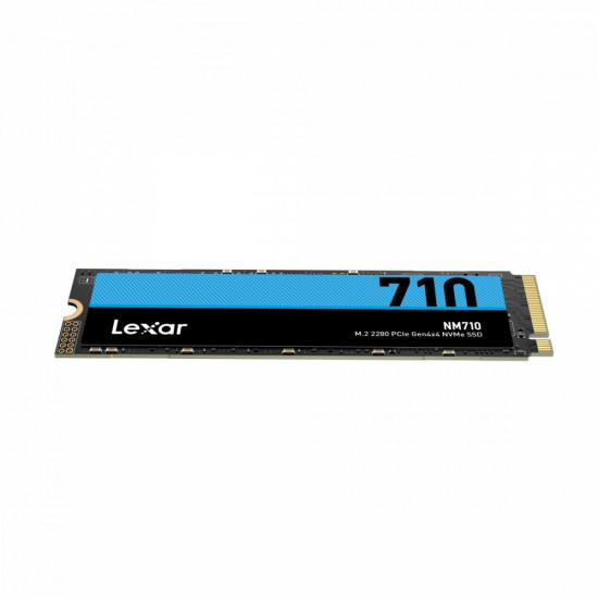 SSD|LEXAR|NM710|1TB|M.2|PCIe Gen4|NVMe|Write speed 4500 MBytes/sec|Read speed 5000 MBytes/sec|2.45mm|TBW 600 TB|MTBF 1500000 hours|LNM710X001T-RNNNG