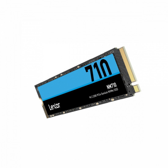 SSD|LEXAR|NM710|1TB|M.2|PCIe Gen4|NVMe|Write speed 4500 MBytes/sec|Read speed 5000 MBytes/sec|2.45mm|TBW 600 TB|MTBF 1500000 hours|LNM710X001T-RNNNG