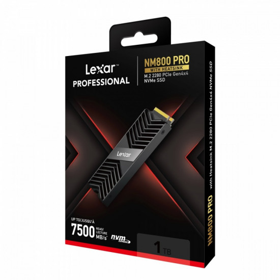 SSD drive NM800 Pro Radiator 1TB NVMe 7500/6300MB/s