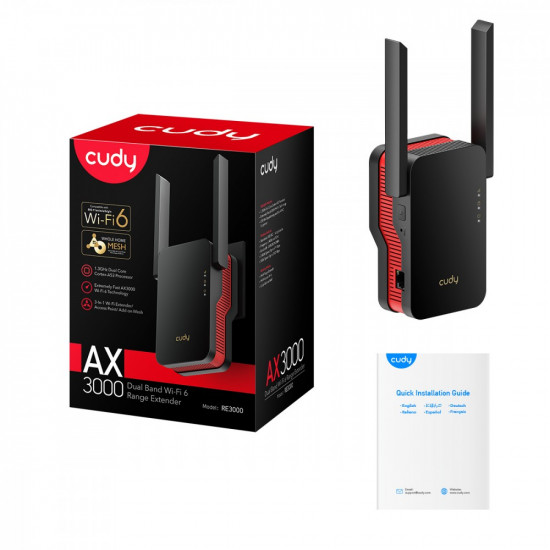 Repeater WiFi Mesh RE3000 AX3000