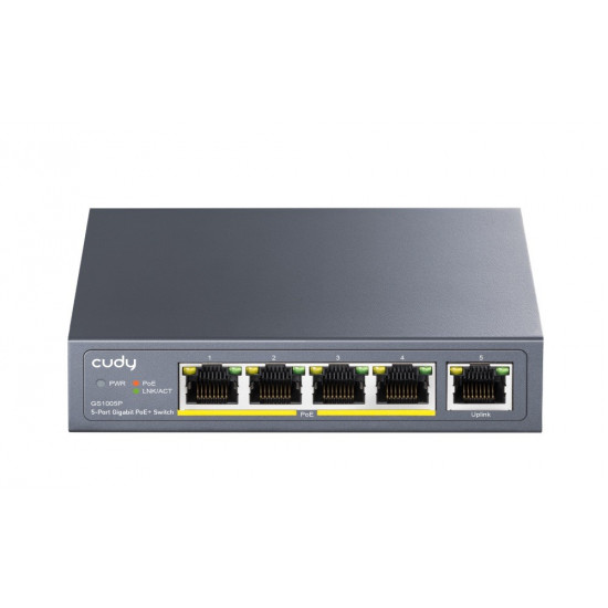 Switch GS1005P 5xGE (4xPoE+) 60W