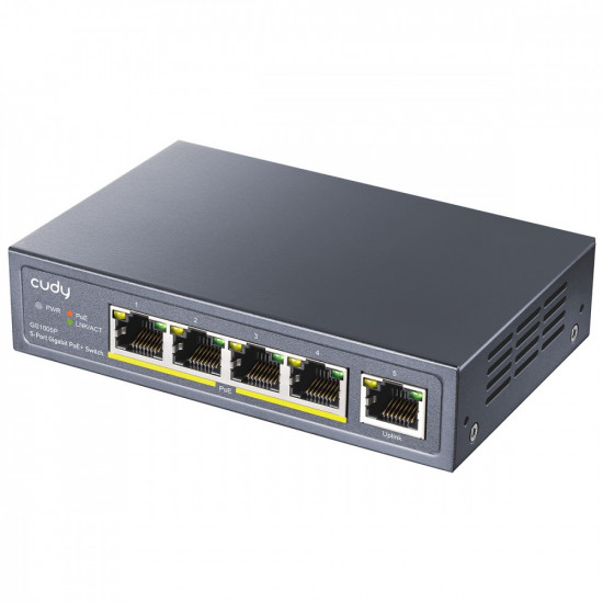 Switch GS1005P 5xGE (4xPoE+) 60W