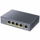 Switch GS1005P 5xGE (4xPoE+) 60W