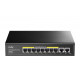 Switch GS1010PE 8 xGE PoE+ 120W 2xGb Uplink