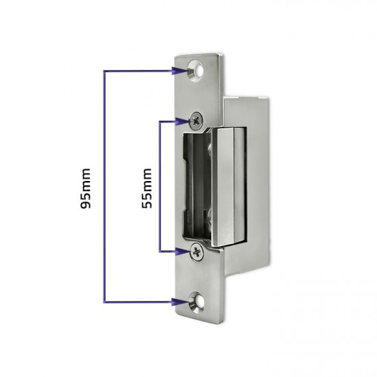 Electric strike with lock memory, 600mA, 12V