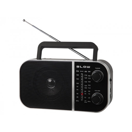 Portable analog radio AM/FM RA6