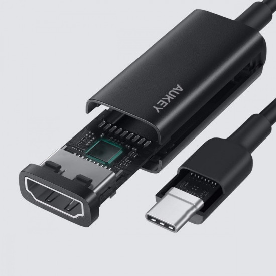 AUKEY CB-A29 USB-C to H DMI Adapter 4k30Hz Alum