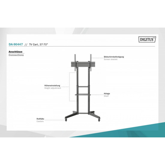 TV presentation cart DA-90447