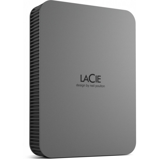 External HDD|LACIE|Mobile Drive Secure|STLR2000400|2TB|USB-C|USB 3.2|Colour Space Gray|STLR2000400