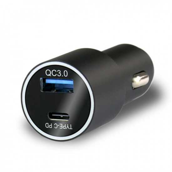 CAR CHARGER CC-20Q QC 3 .0 AND USB-C PD 36W