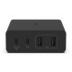 Charger 108W 4-port GaN 2xUSB-A 2xUSB-C black