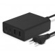 Charger 108W 4-port GaN 2xUSB-A 2xUSB-C black