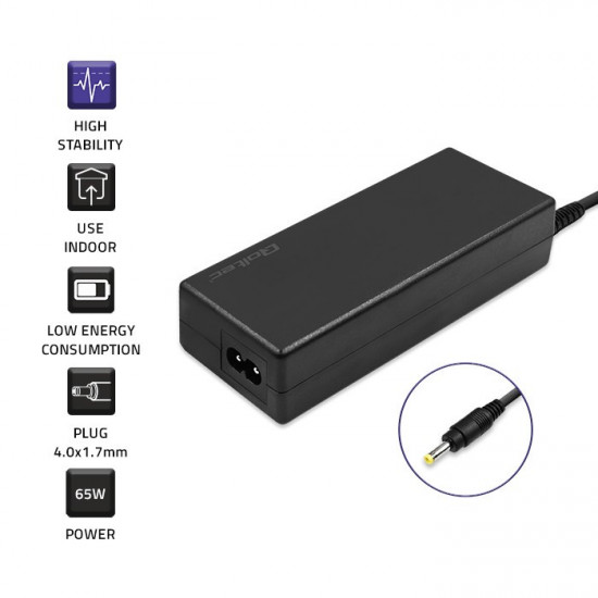 Power adapter for Huawei 65W, 19V, 3.42A, 4.0x1.