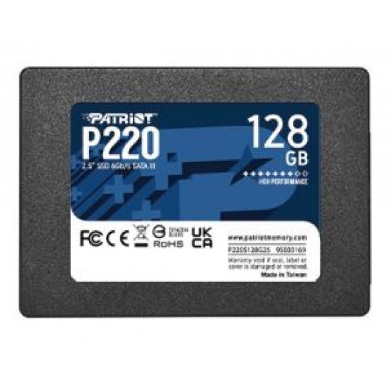 Disc SSD 128GB P220 550/480 MB/s SATA III 2.5