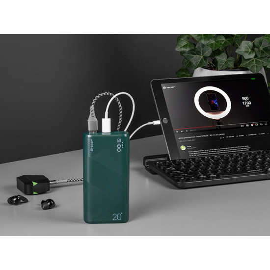 Powerbank Kori 20000mAh QC3.0-PD20W GR green