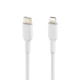 Cable BoostCharge USB-C for Lightning 1m white