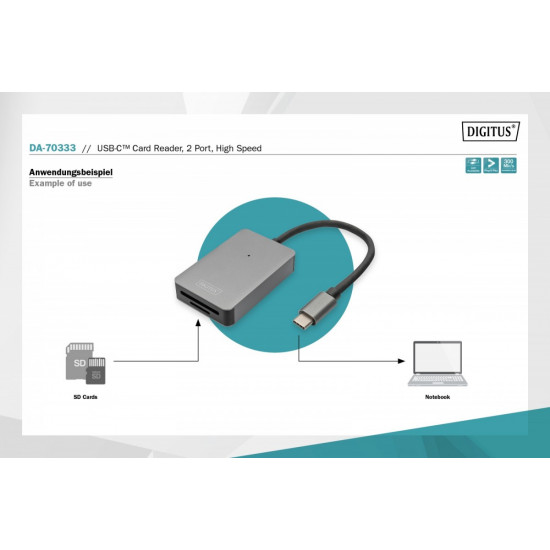 USB-C Card Reader DA-70333