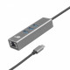 TB USB C - RJ45, 3xUSB - RJ45 Adapter -1000Mb/