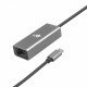 USB C - RJ45 Adapter grey, 10/100/1000 Mb/s