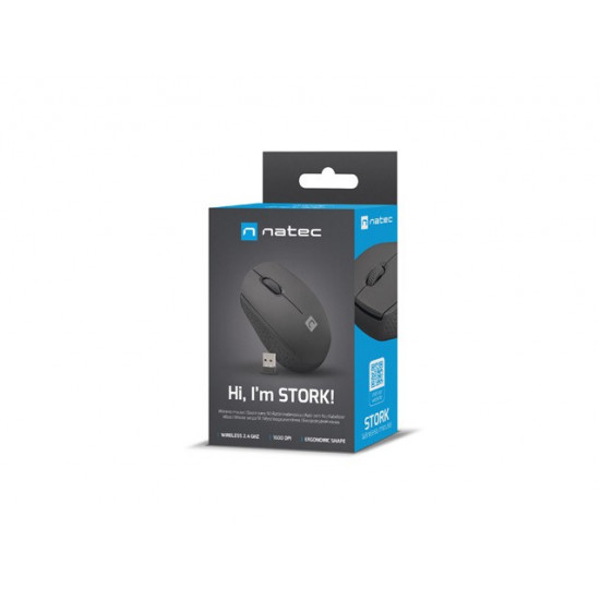 Wireless mouse Stork 1600 DPI black