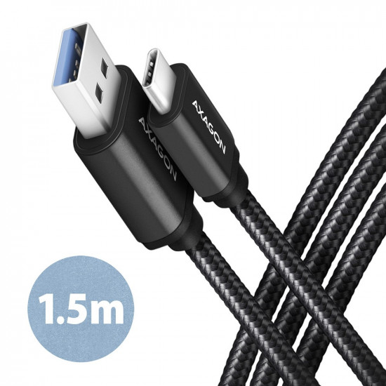 AXAGON BUCM3-AM15AB kabel USB-C to USB-A 1,